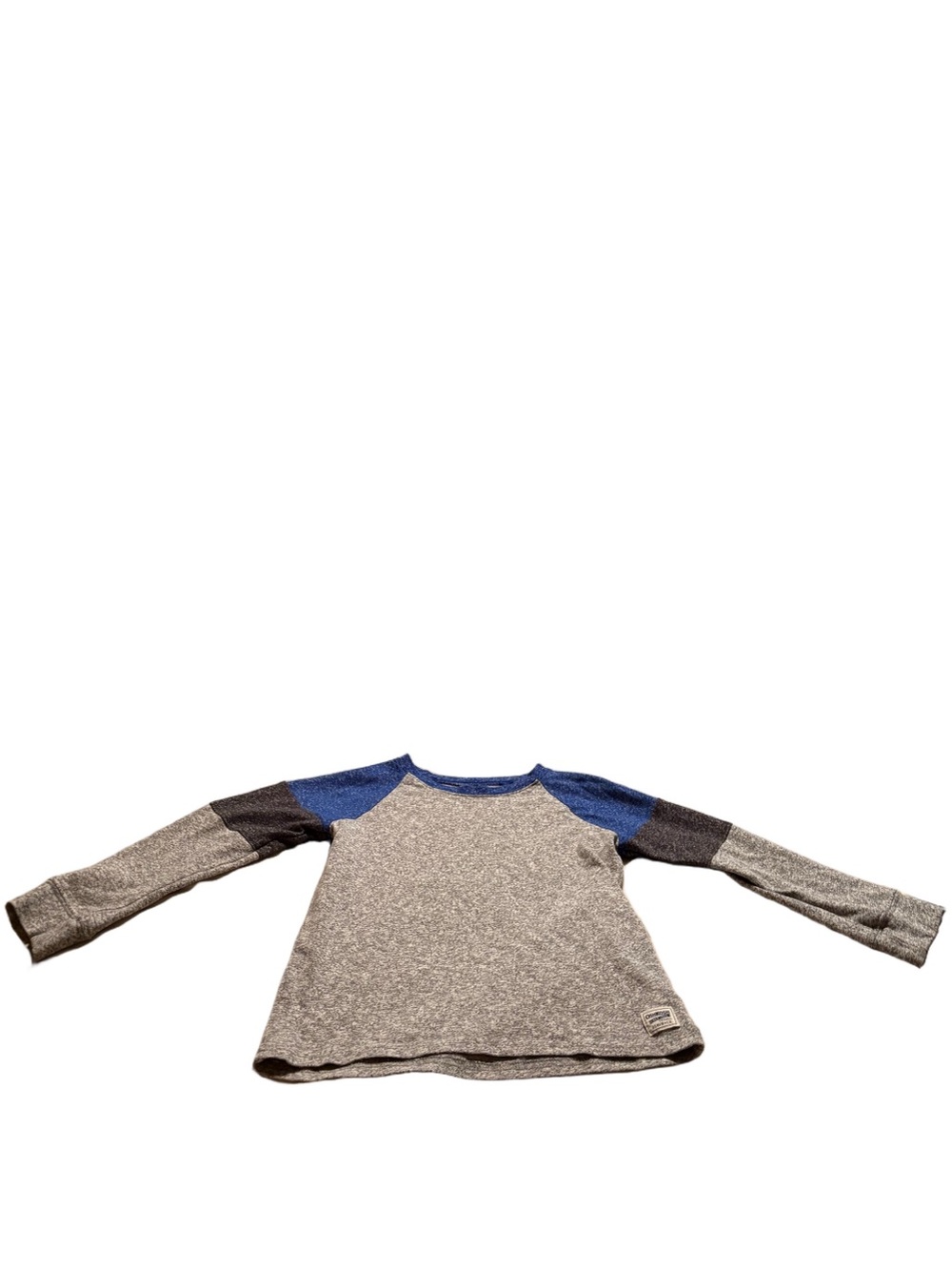 Kids Oshkosh Bgosh Long-Sleeve Raglan Top in Grey & Blue Size 8